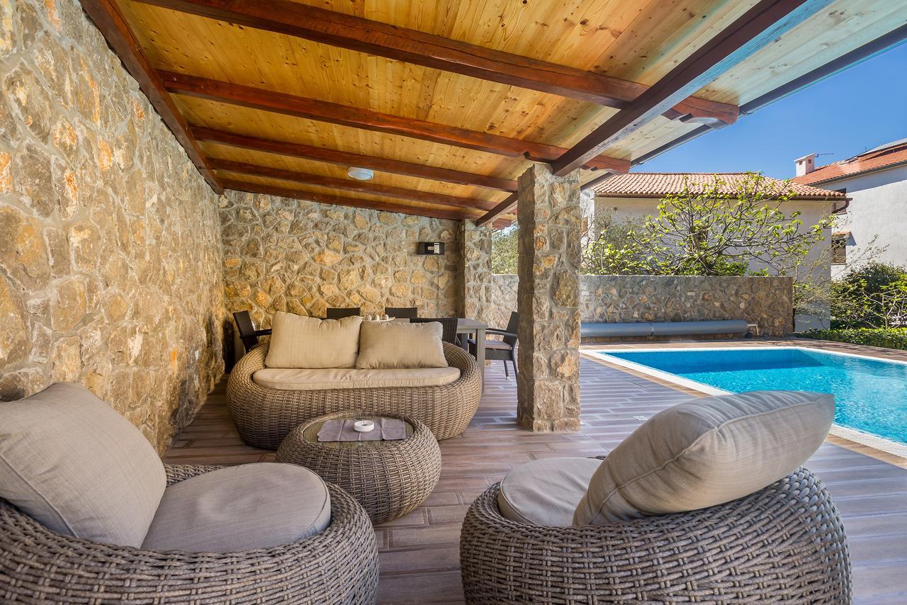 Villa Palma Krk Крк Экстерьер фото
